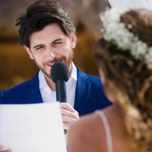 wedding ceremony photos in hotel beloved playa mujeres