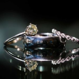 wedding photography bride and groom rings