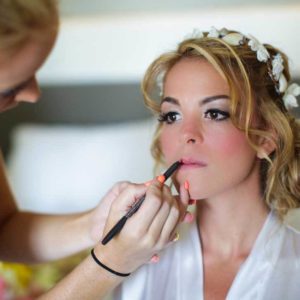 wedding photography in beloved playa mujeres getting ready