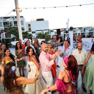 wedding reception photography in finest playa mujeres1