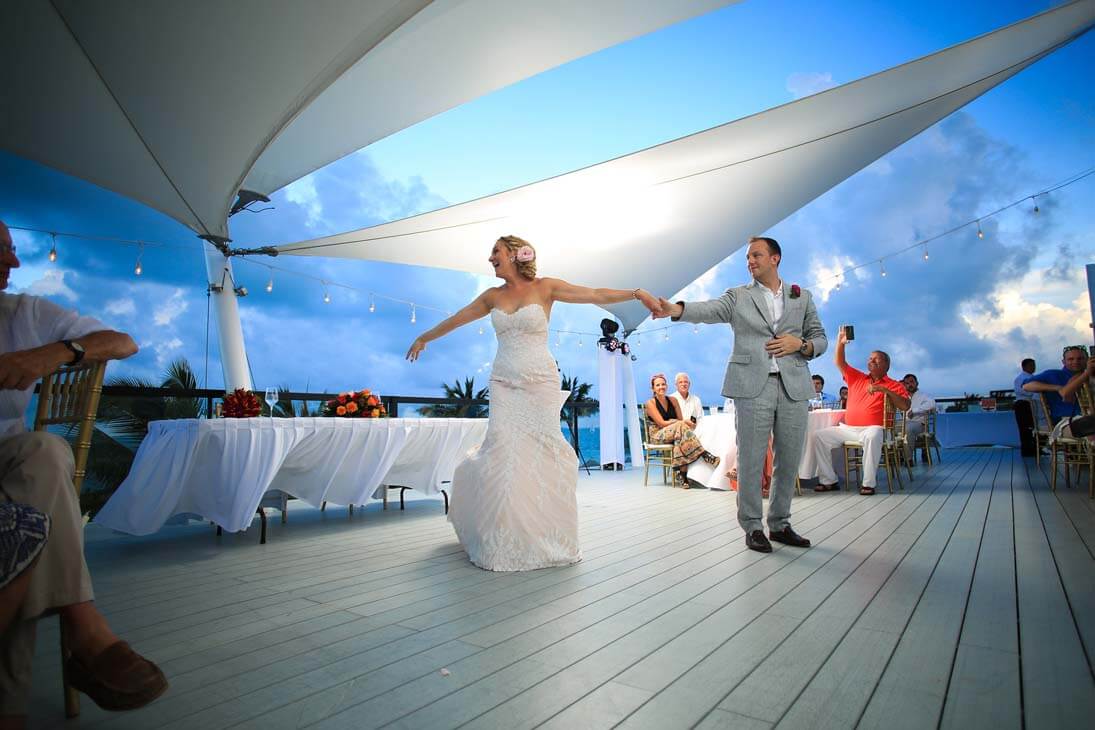 wedding reception photography in finest playa mujeres9